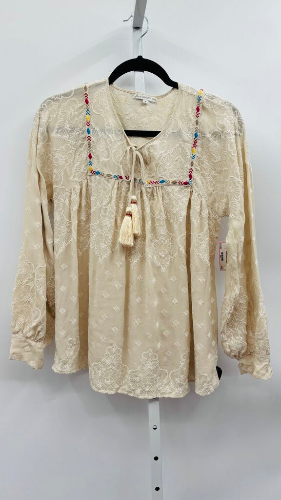 Love Johnny Was Blouse Beige S