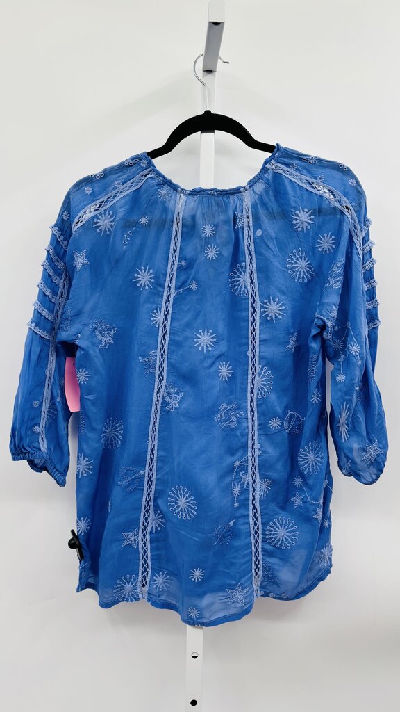 Johnny Was Blouse Blue XS