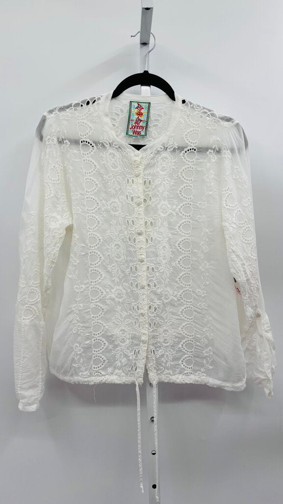 Johnny Was Blouse White L