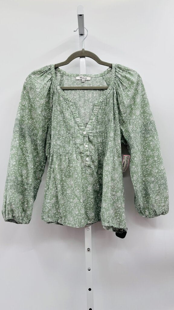 Madewell Blouse Green M