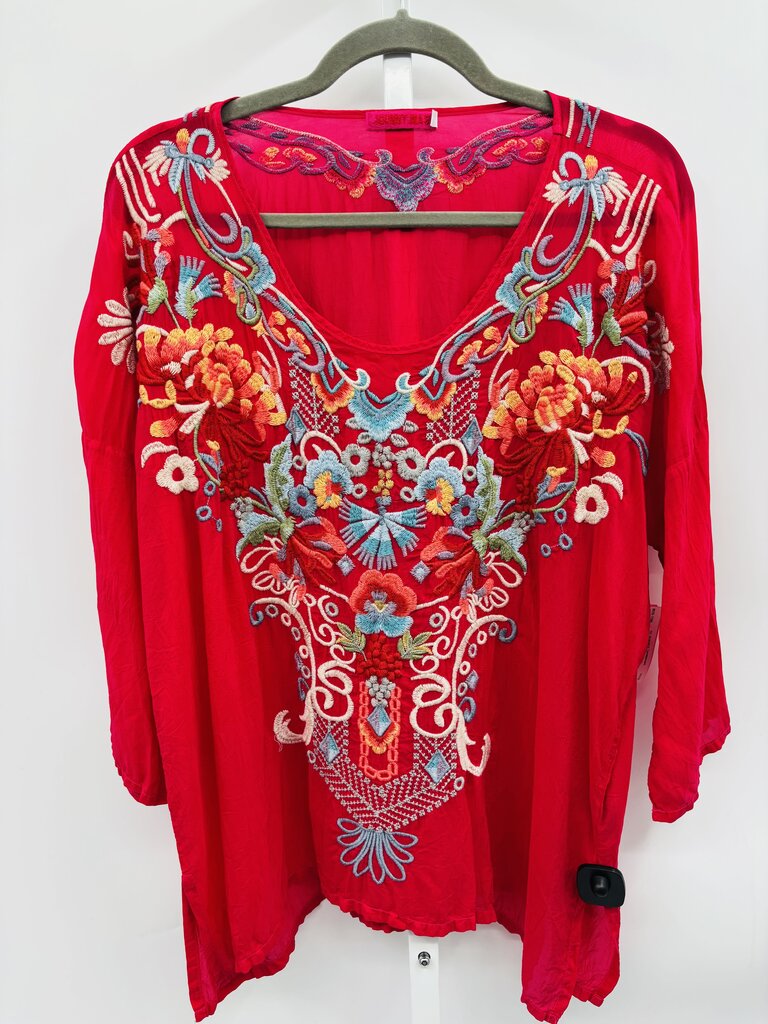 Johnny Was Blouse Pink S