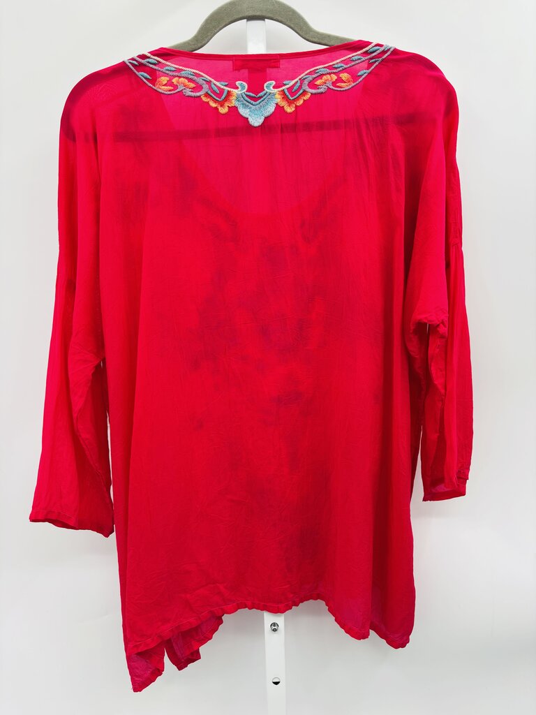 Johnny Was Blouse Pink S