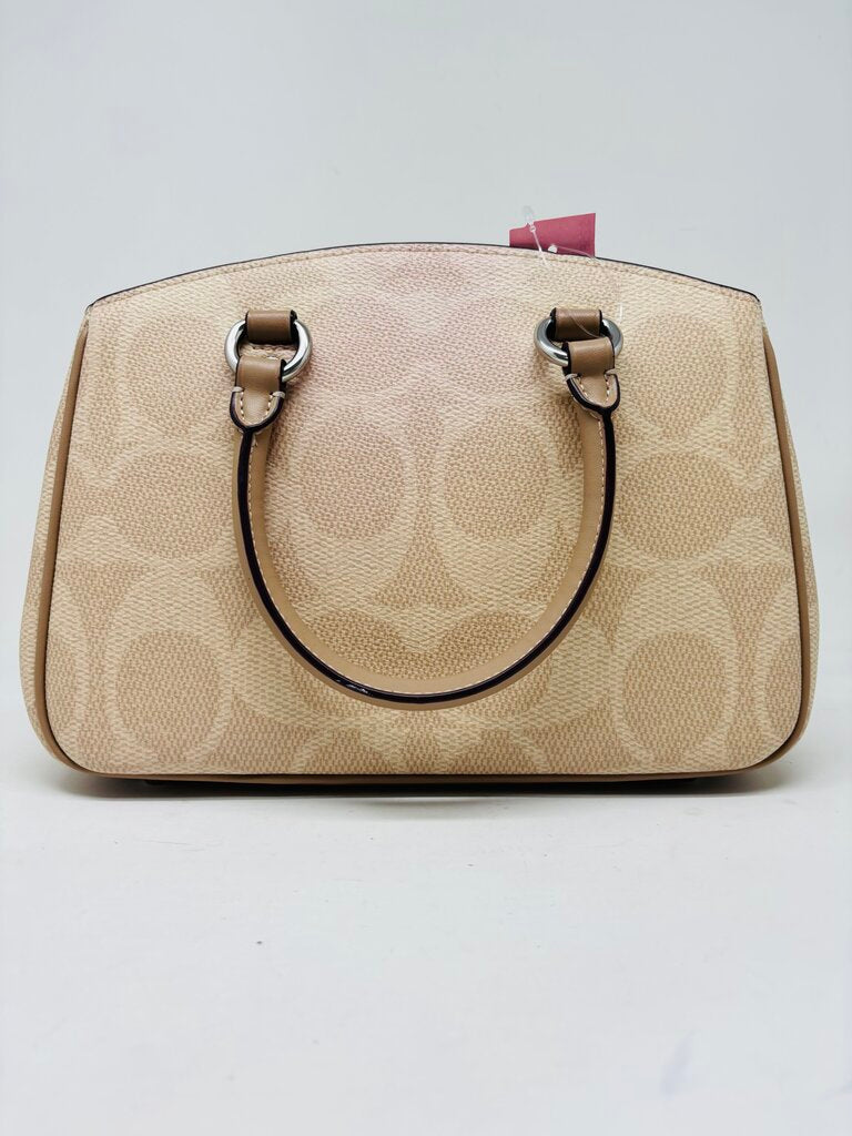 Coach Crossbody Bag Beige Signature