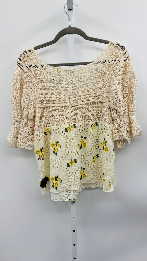Anna Sui Top Beige M