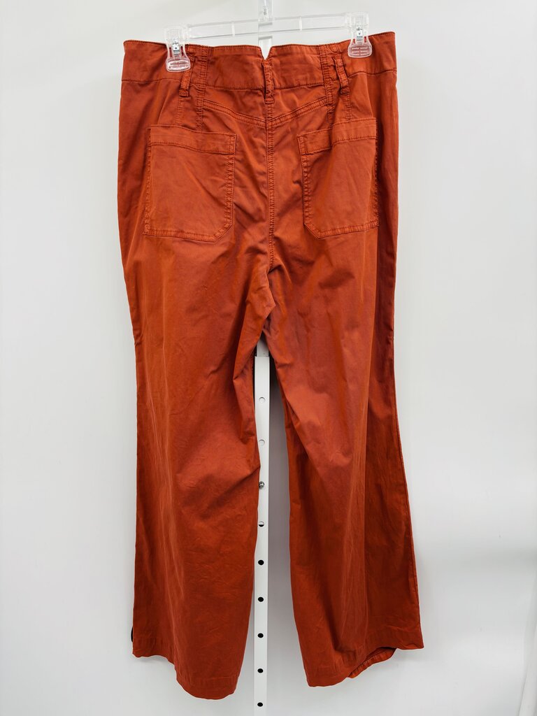Maeve Pants Wide Leg Red 10