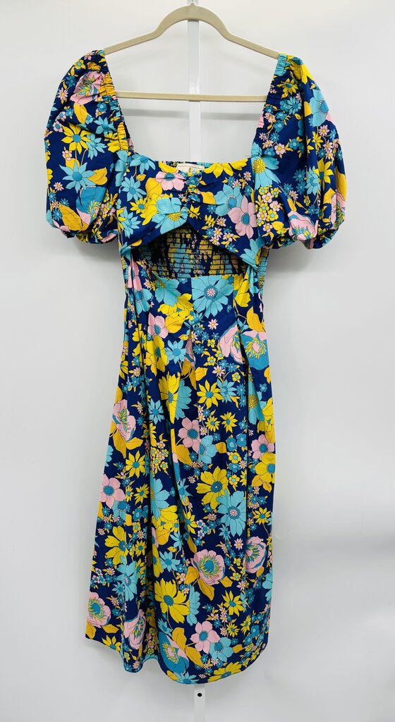 Flora Bea Maxi Dress Navy S