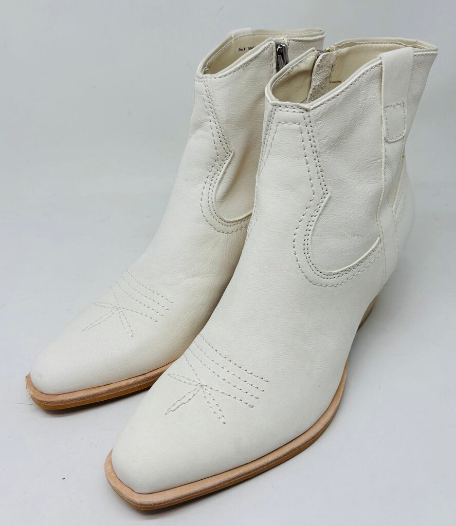 Dolce Vita Ankle Boots Ivory 8