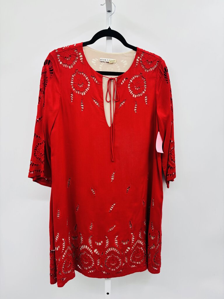 Alice + Olivia Dress Red M