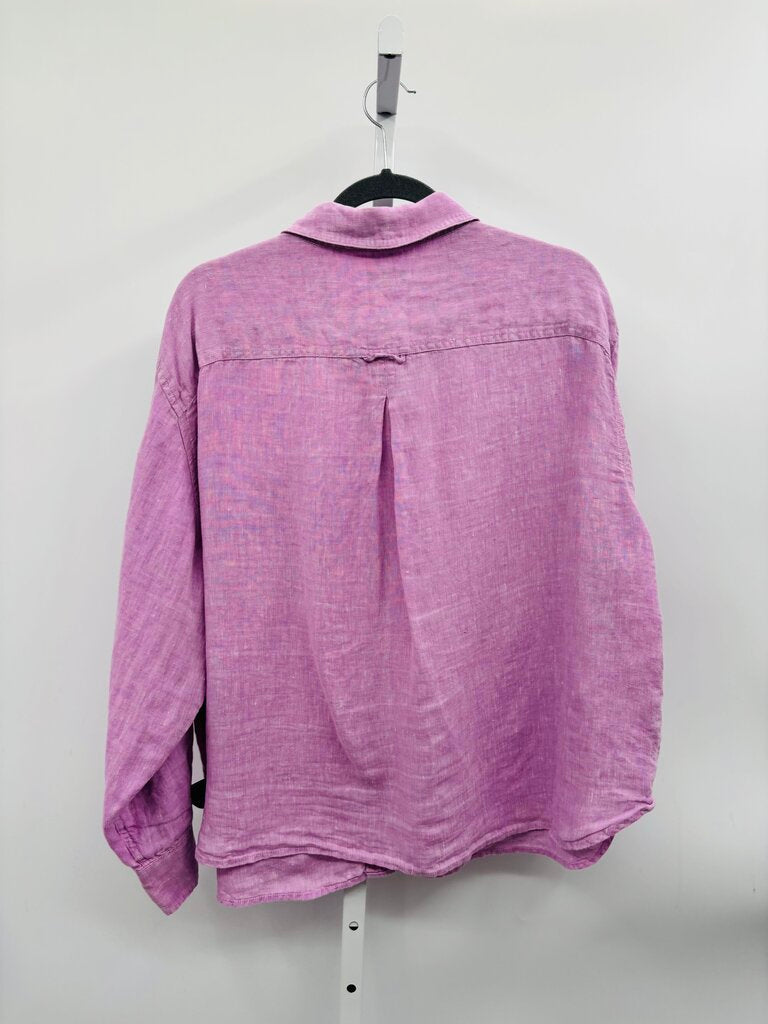 Talbots Shirt Plus Purple 2X