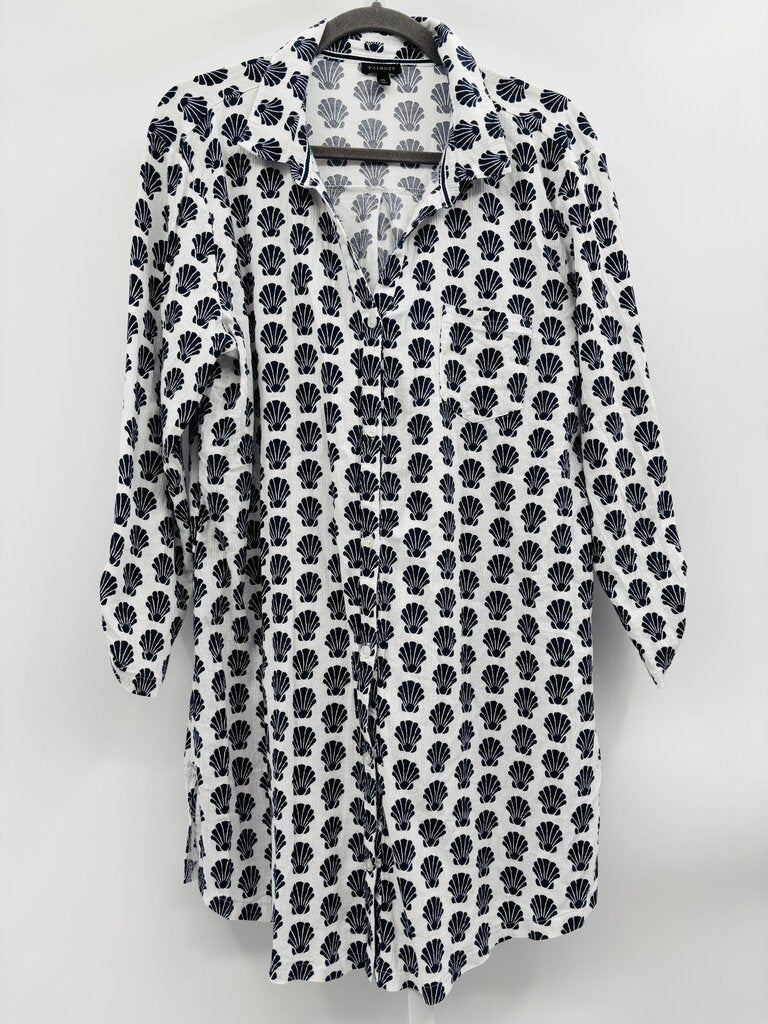 Talbots Dress Navy XL