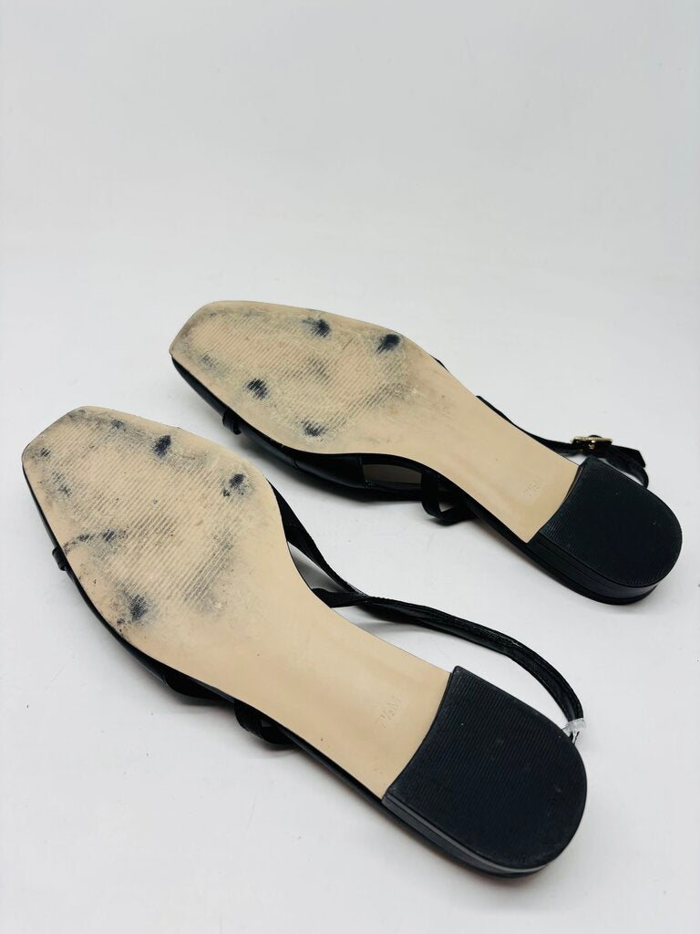 Talbots Slingbacks Black 7.5