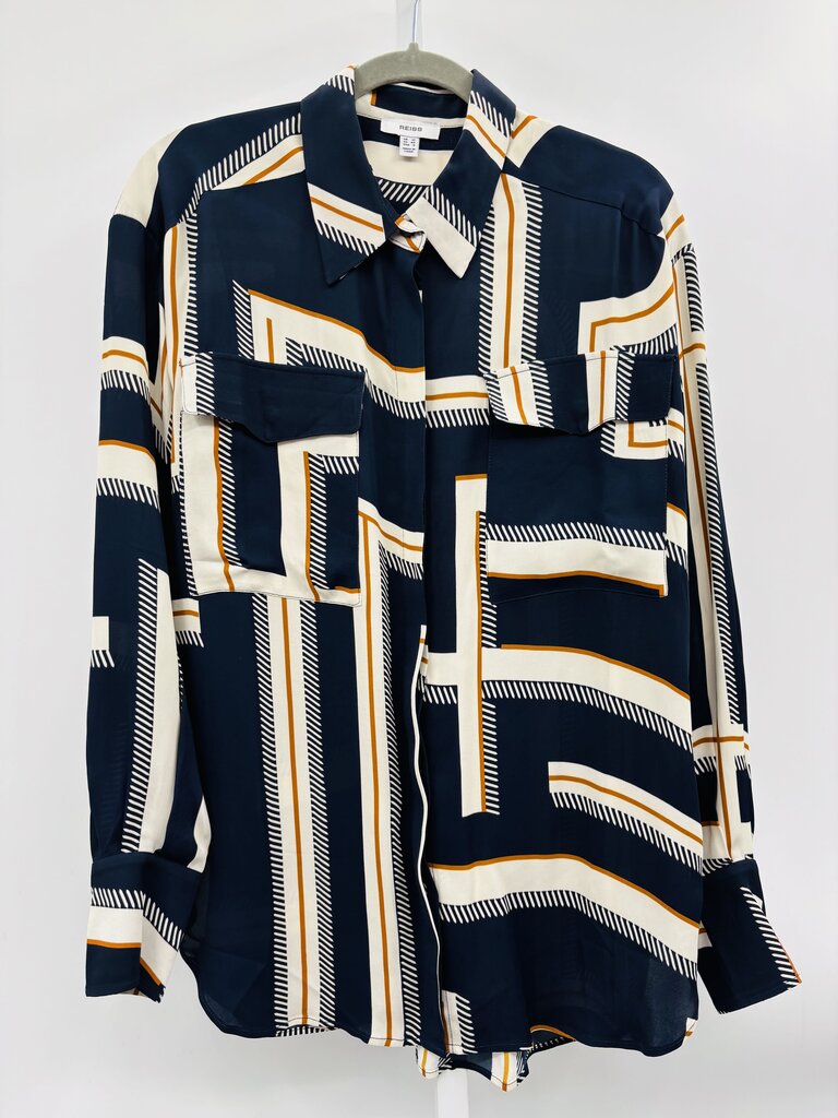Reiss Blouse Navy 8