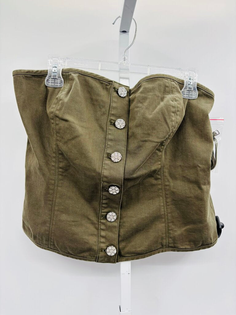 WHBM Corset Green 14