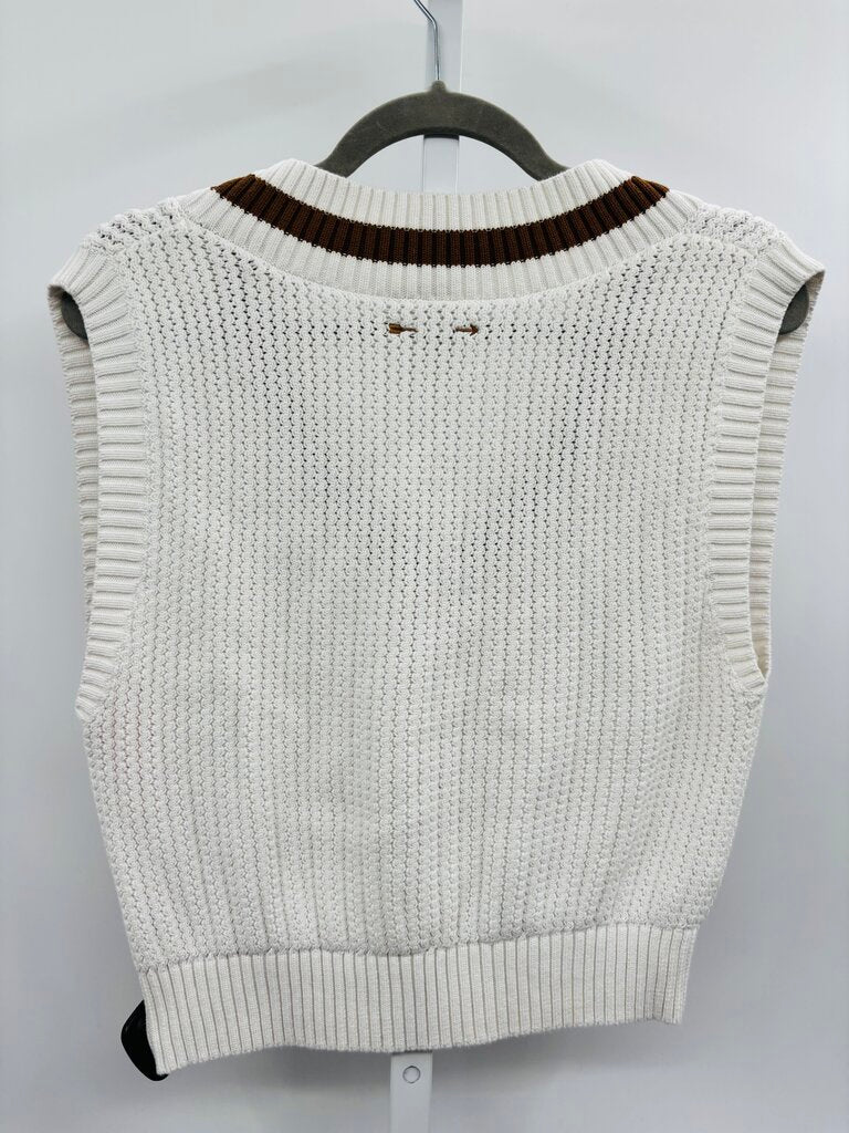 The Upside Sweater Vest White L