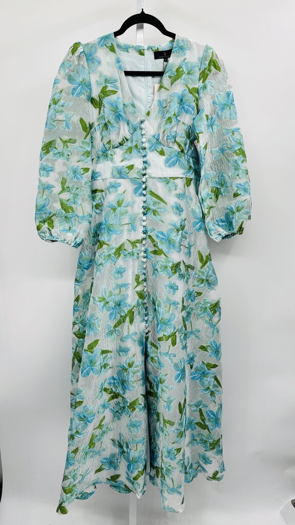 Abbey Glass Maxi Dress Blue S