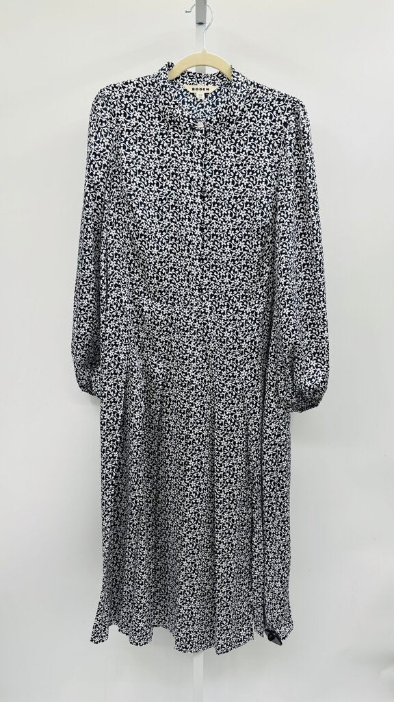 Boden Maxi Dress Navy 10