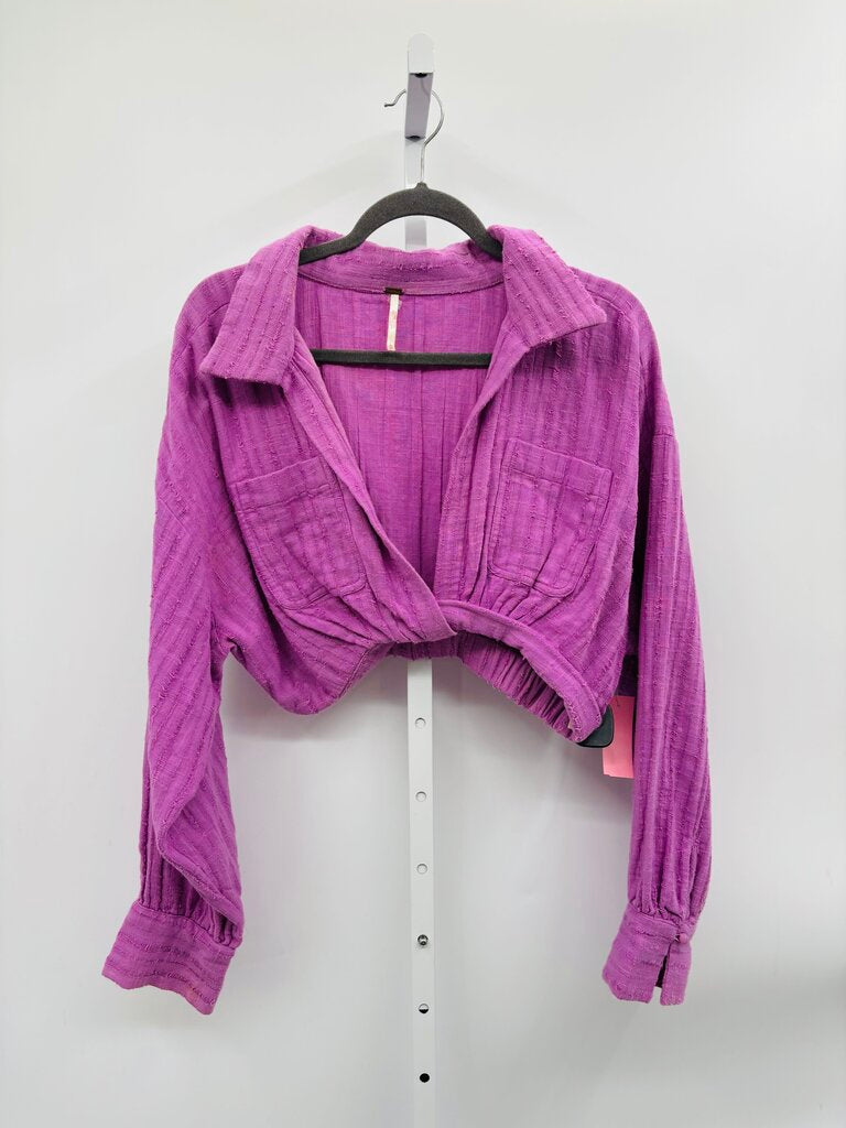 Free People Top Purple M