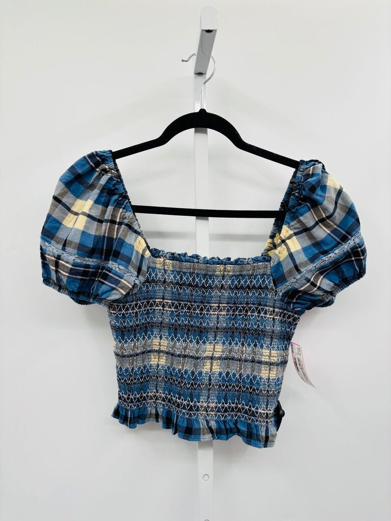 LoveShackFancy Top Blue S