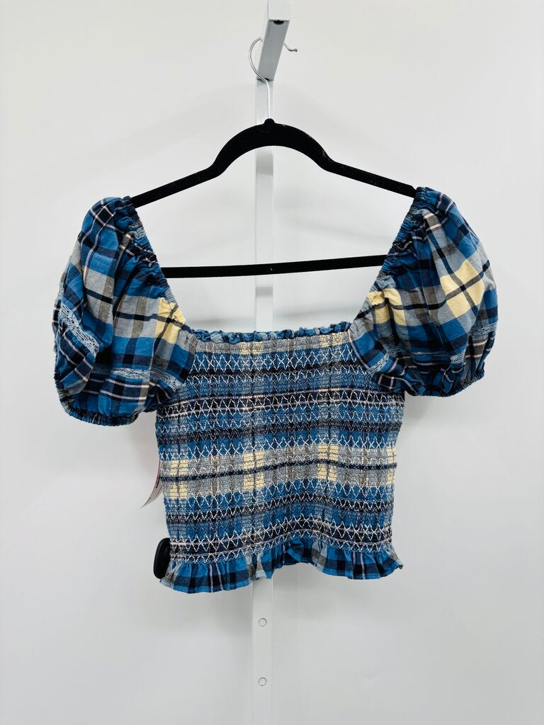 LoveShackFancy Top Blue S