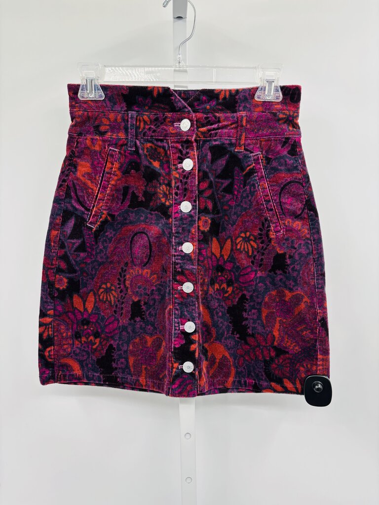 Pilcro Skirt Purple 2