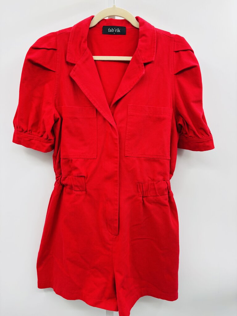 Fab'rik Romper Red L