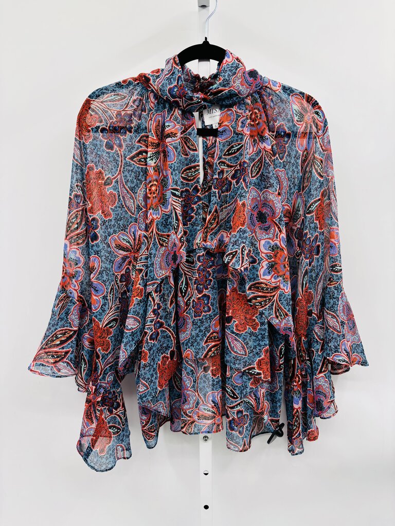 Misa Blouse Blue L
