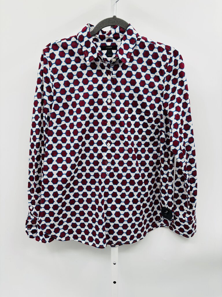 J. Crew Shirt Burgundy M