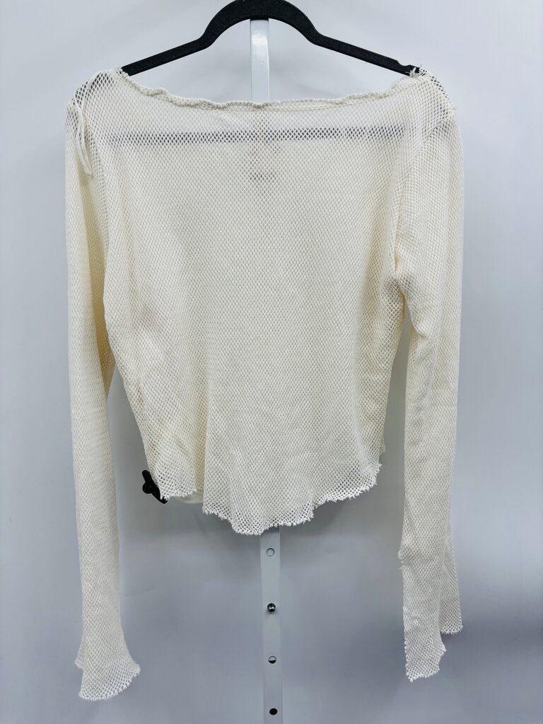 Free People Top White L