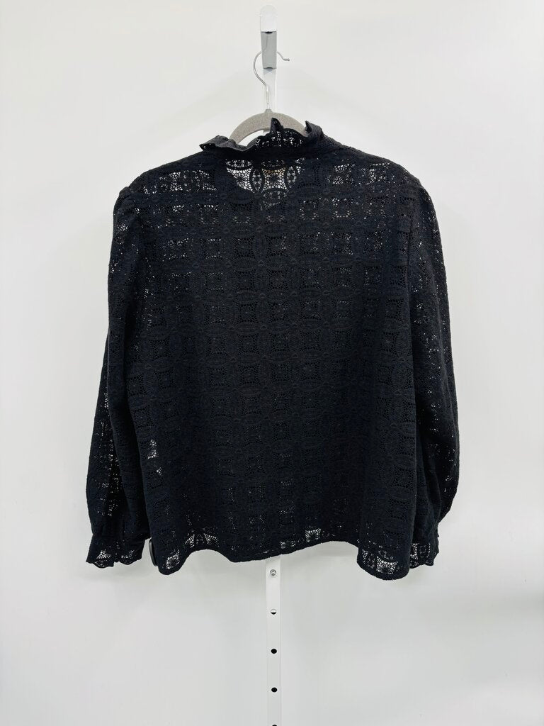 Sezane Blouse Black 16