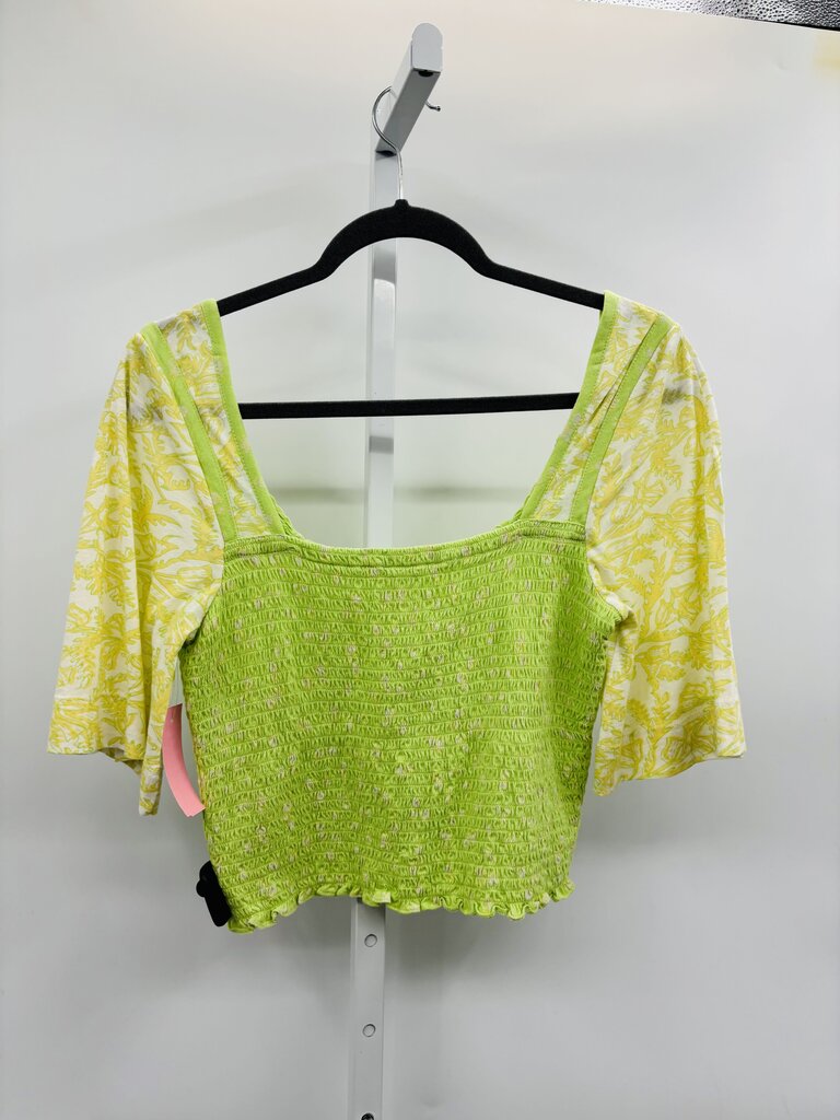 Free People Top Green M