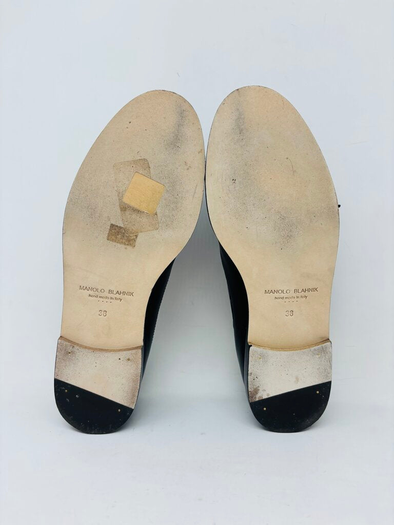 Manolo Blahnik Oxfords Black 7.5