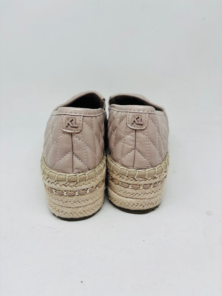 Karl Lagerfeld: Paris Flats Beige 8