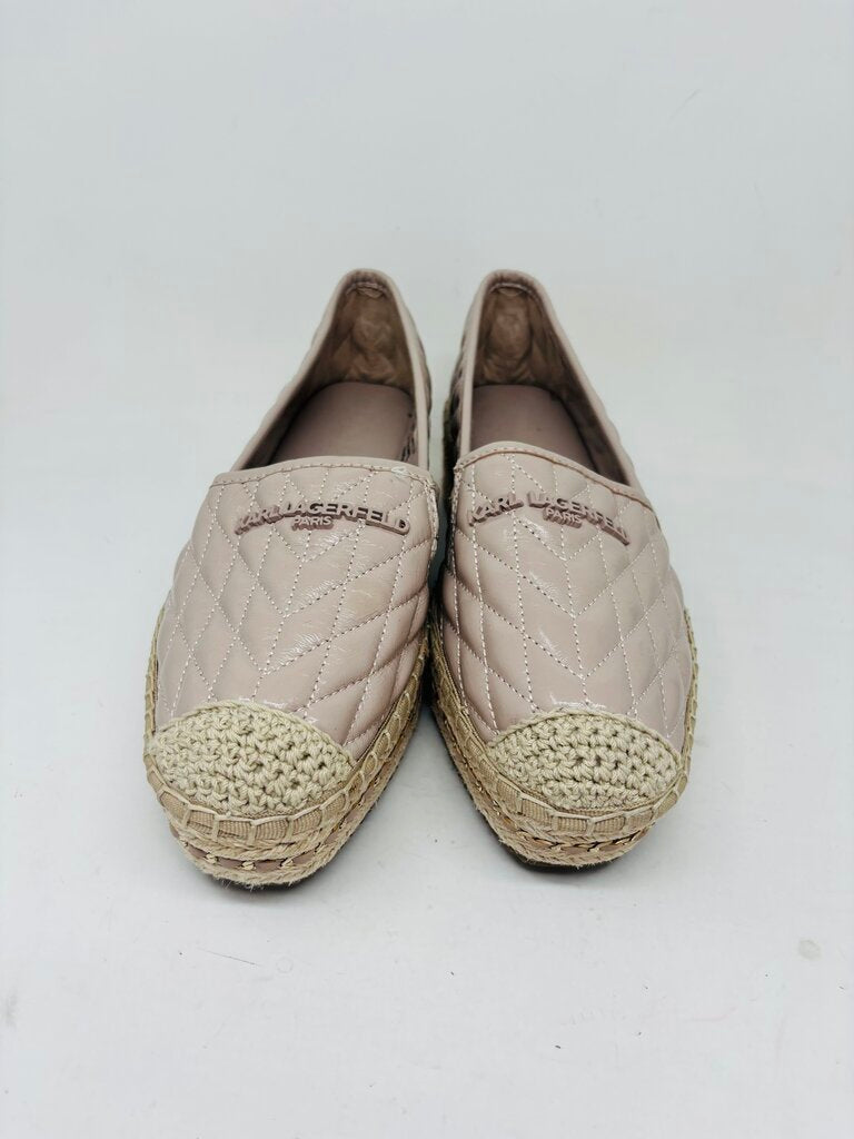 Karl Lagerfeld: Paris Flats Beige 8