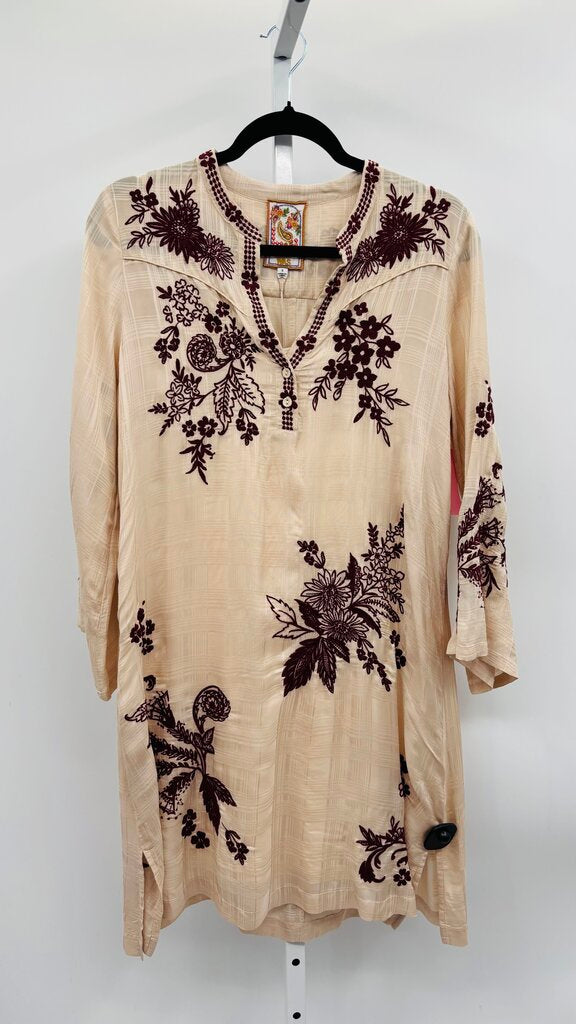 Johnny Was Dress Beige S