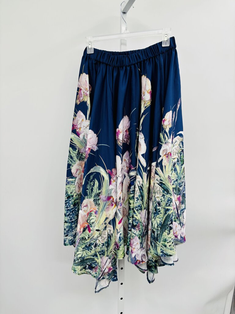 Anthropologie Skirt Midi Blue S