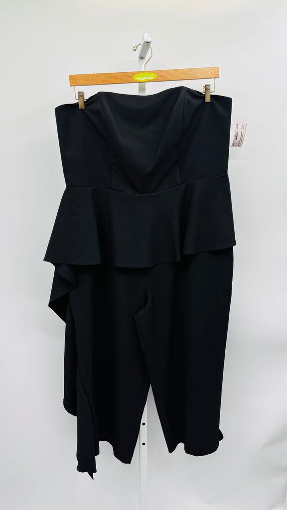 Eloquii Jumpsuit Plus Black 18