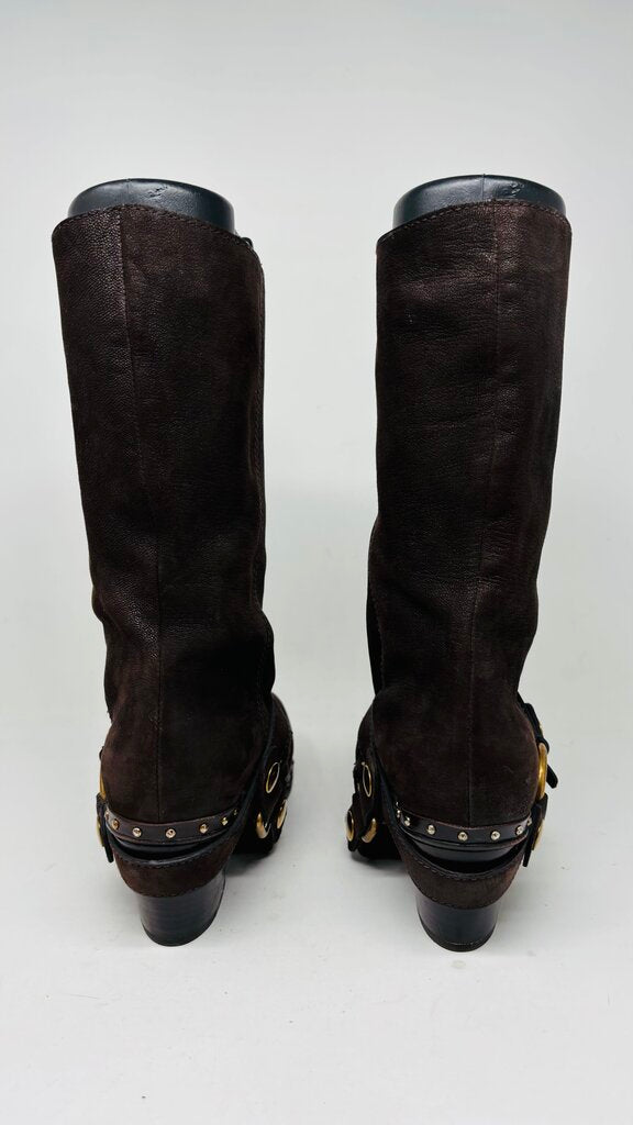 Miu Miu LUXURY SHOES Brown 8.5