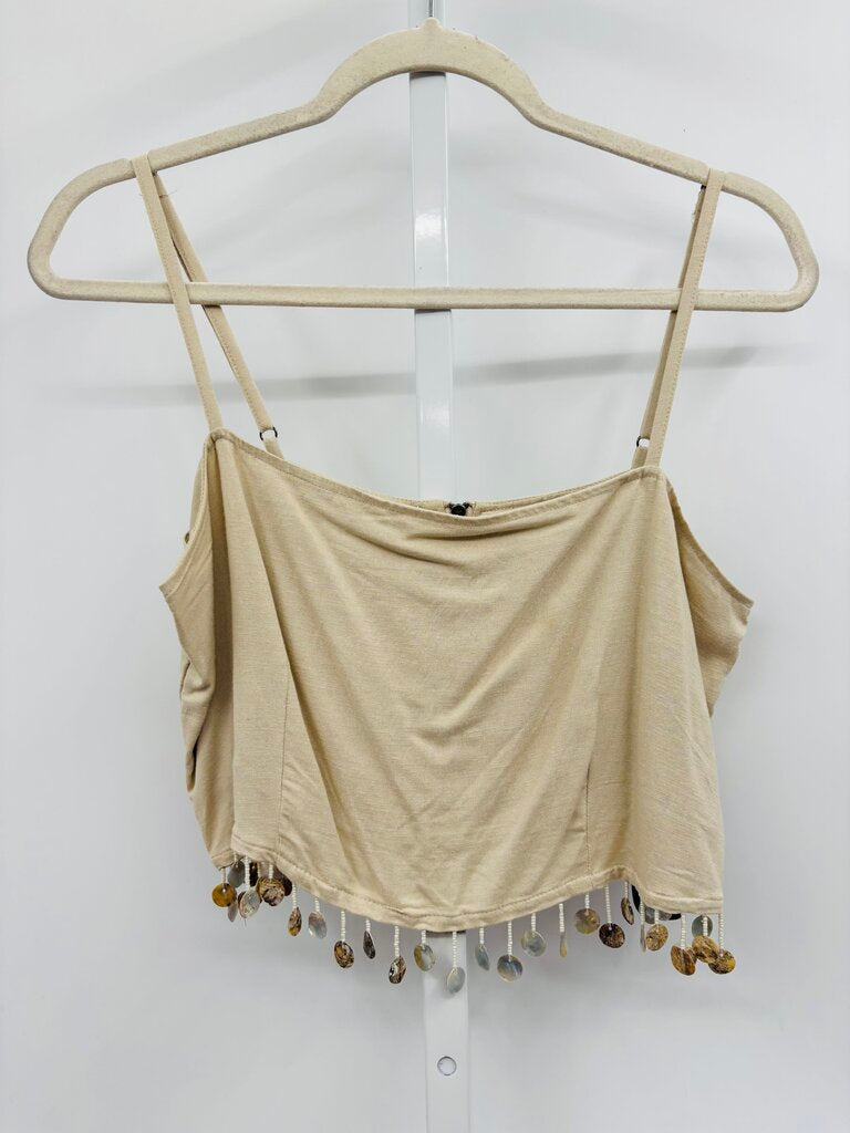 Jason Wu Crop Top Beige 10