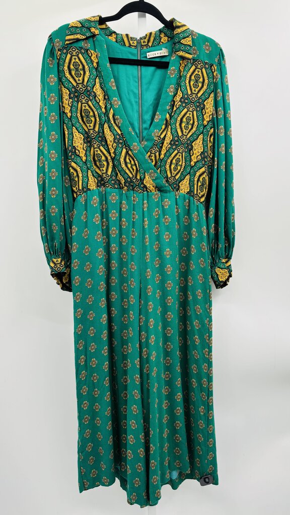 Alice + Olivia Maxi Dress Green 12