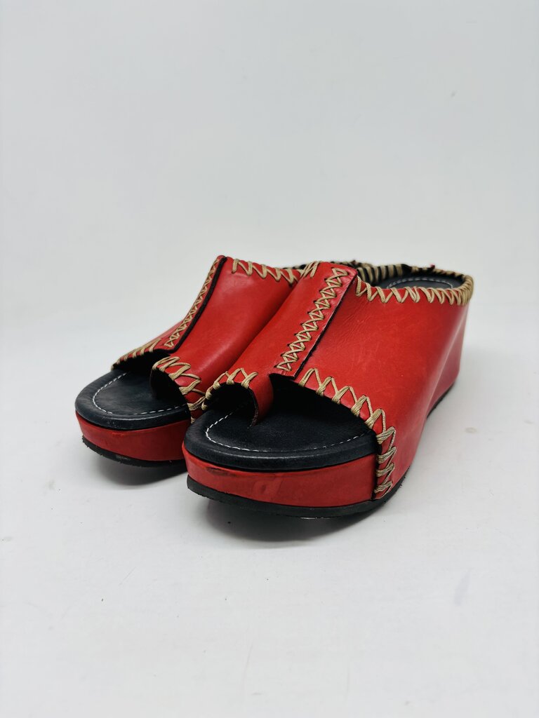 Donald J. Pliner Wedge Red 6