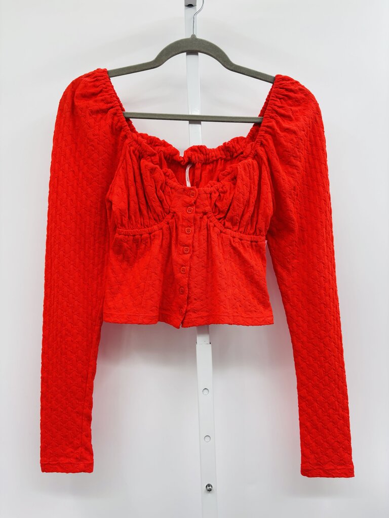 Free People Top Red S