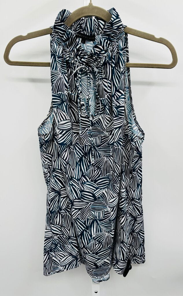 Abbey Glass Top Navy L