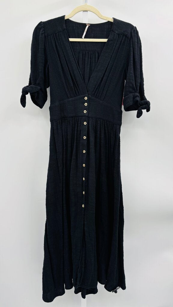 Free People Maxi Dress Black XS