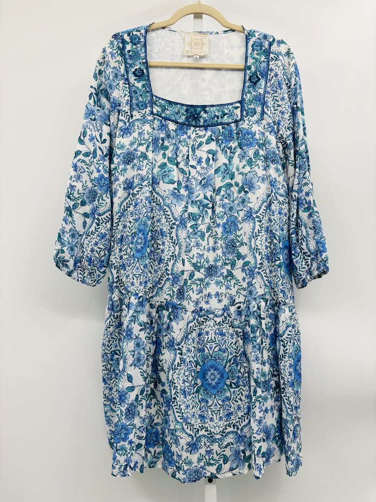 Johnny Was: Jade Dress Blue S