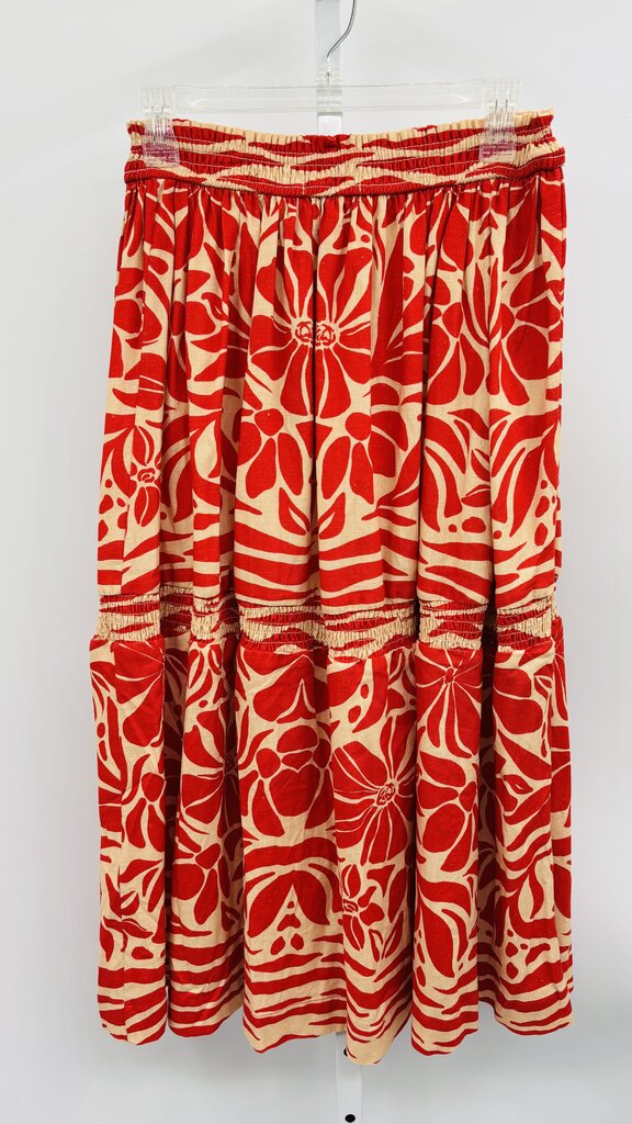 Aylayla Skirt Midi Red S