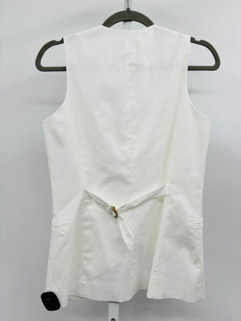 Flora Bea Vest White S