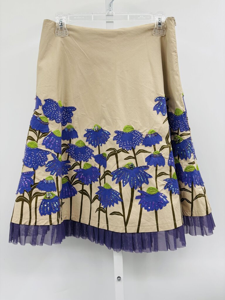 Basil & Maude Skirt Khaki 4