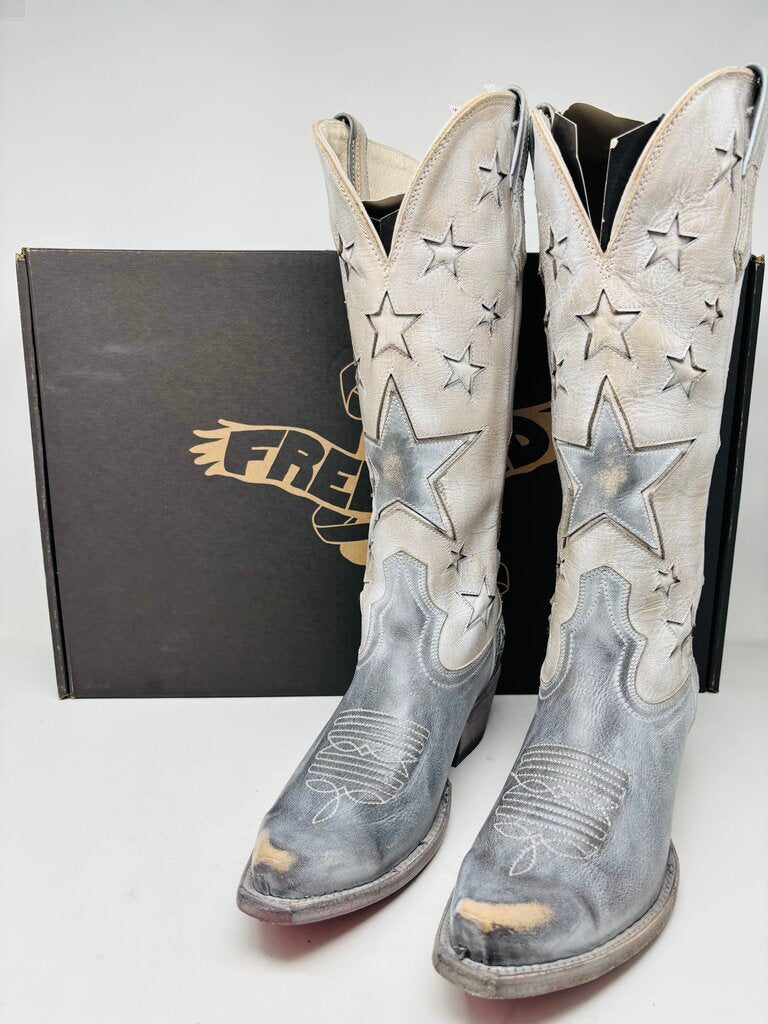 Freebird Cowboy Boots Grey 7