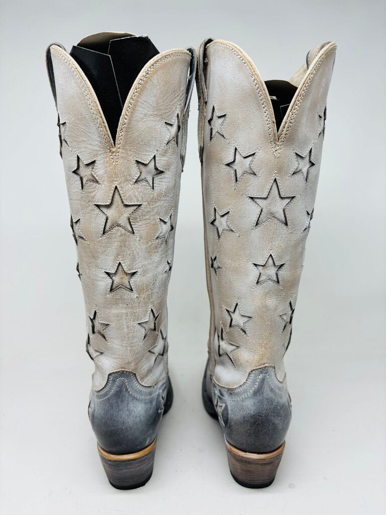 Freebird Cowboy Boots Grey 7