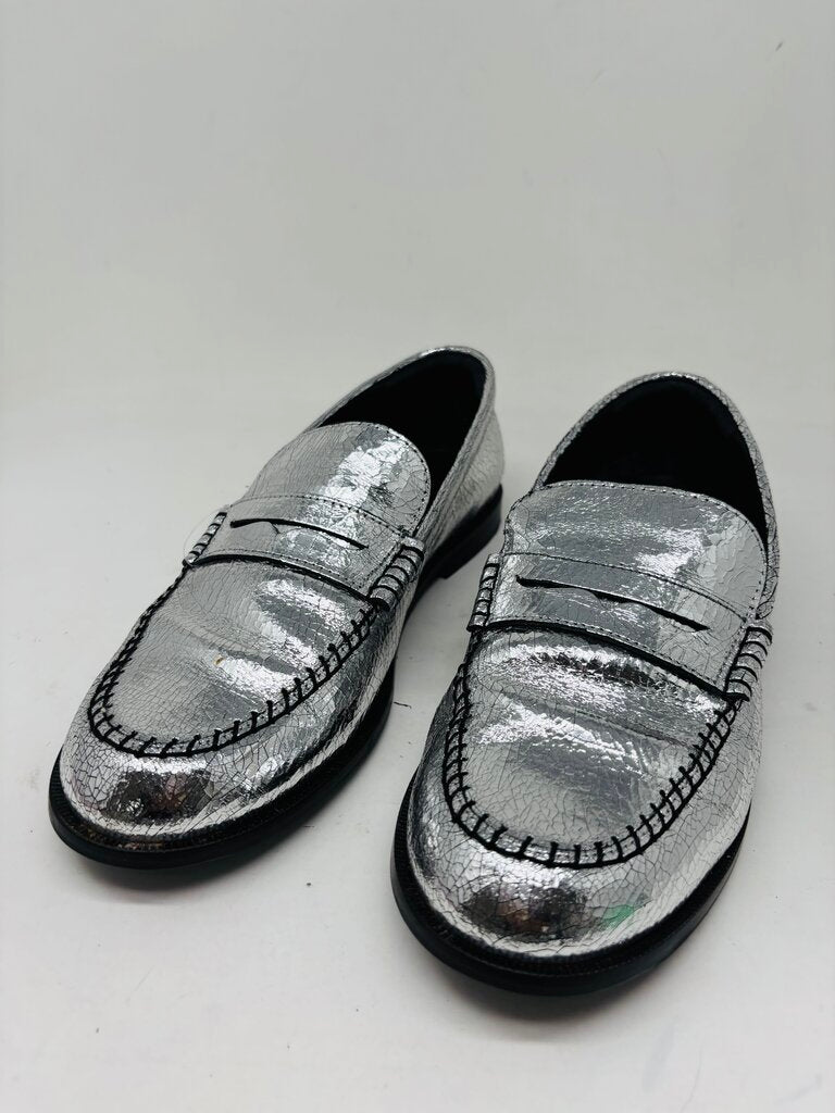Free People Loafers Silver 7
